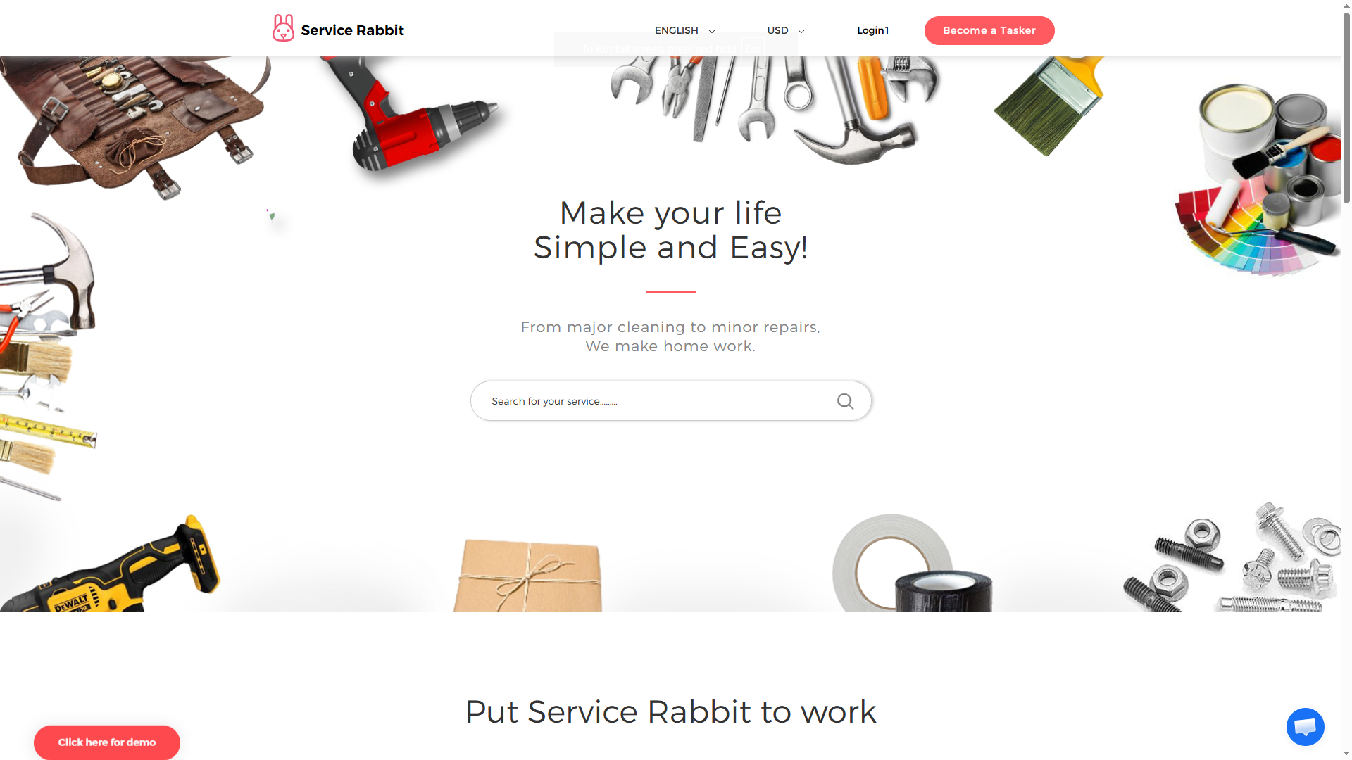 Service Rabbit Preview